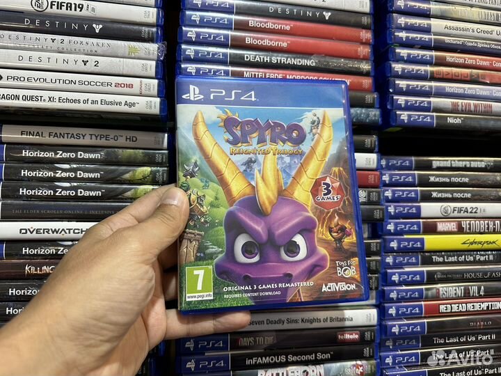 Spyro reignited trilogy ps4 диск