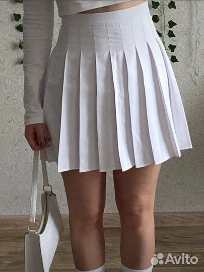 Юбка плиссе мини