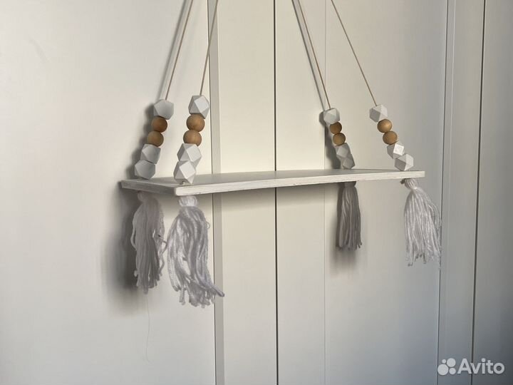 Набор полок в детскую комнату деревянные