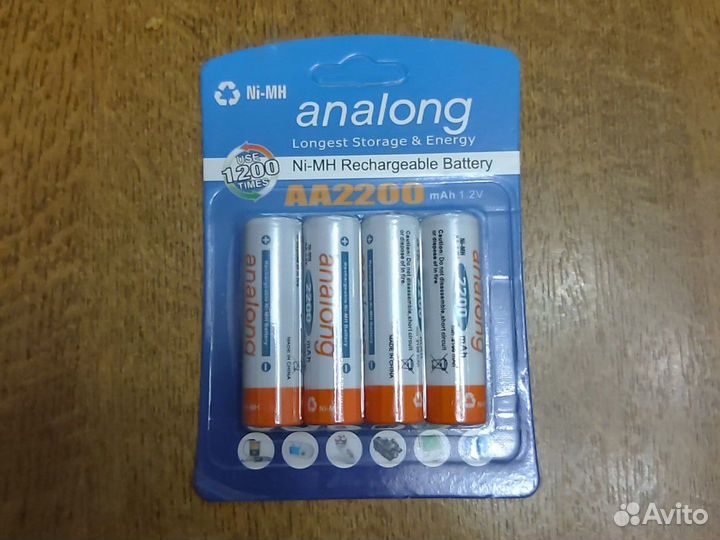 Аккумулятор AA 2200 мАч