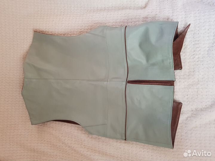 Жилетка женская44раз нат кож
