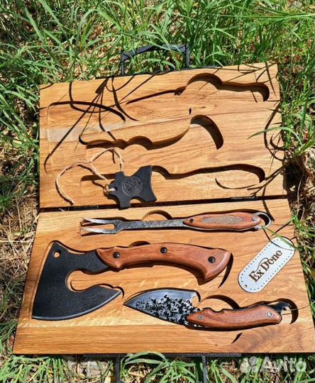 Подарочный набор топор + нож