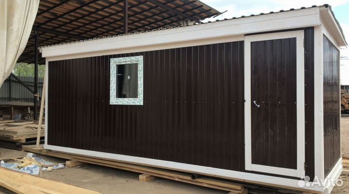 Бытовка новая 6х2,3м для участки и дачи утепленная