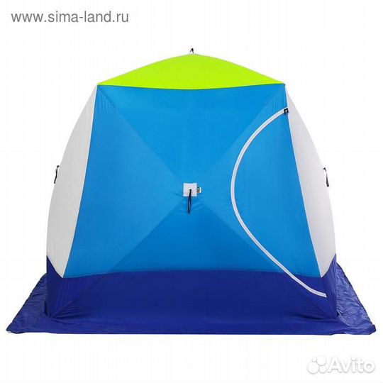 Палатка зимняя «стэк» куб 3-местная, трёхслойная