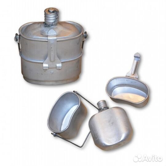 Котелок солдатский вдв комбинированный 3 предмета
