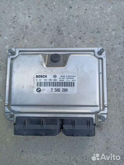 BMW E65 электронный блок управления впрыском