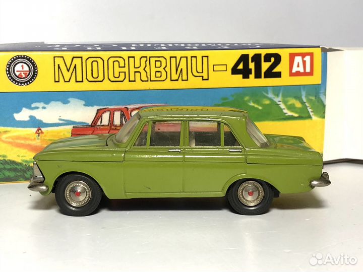 Модель москвич 412 А8 СССР 1:43 с коробкой
