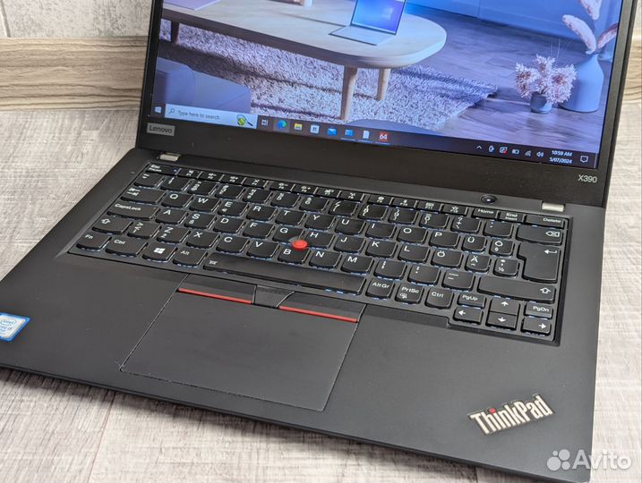 Сенсорный отличный ThinkPad X390 I5-8365U/RAM 16/S