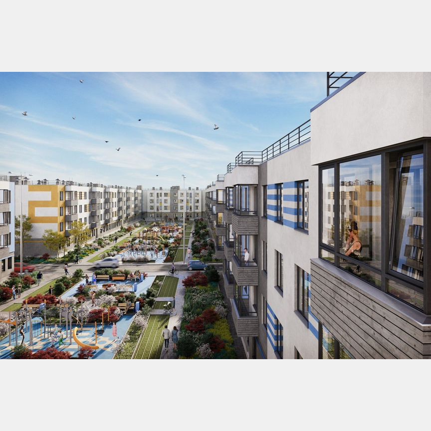 1-к. квартира, 40 м², 2/4 эт.