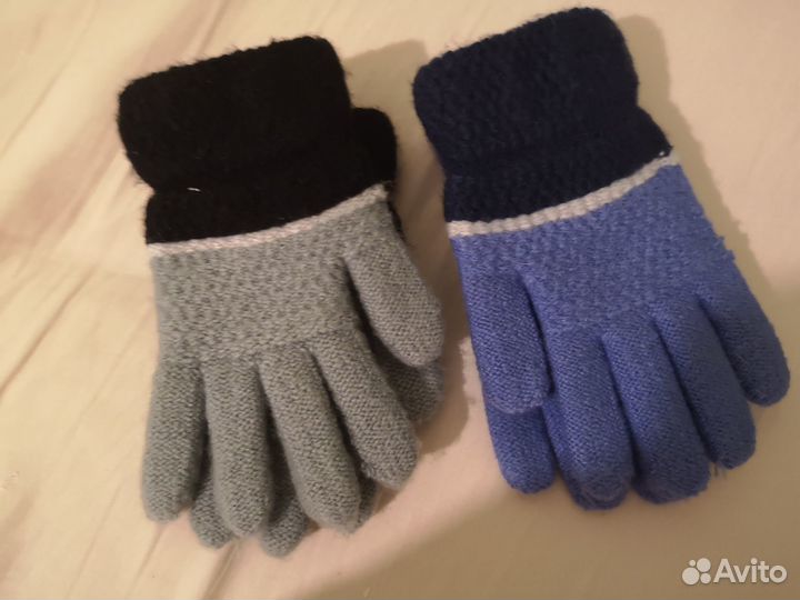 Перчатки, 2 пары, размер примерно 15