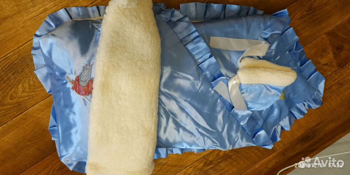 Конверт на выписку+одеало+шапка