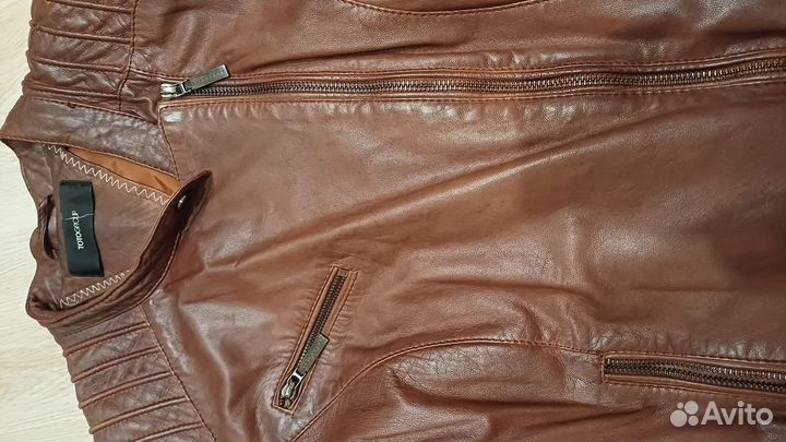 Куртка кожаная женская демисезонная