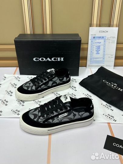 Кеды Coach Женские Черные