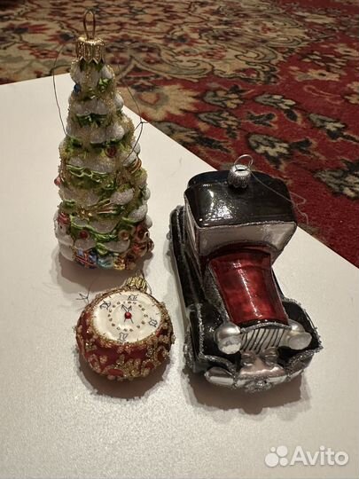 Игруши елочные coca cola и авторские