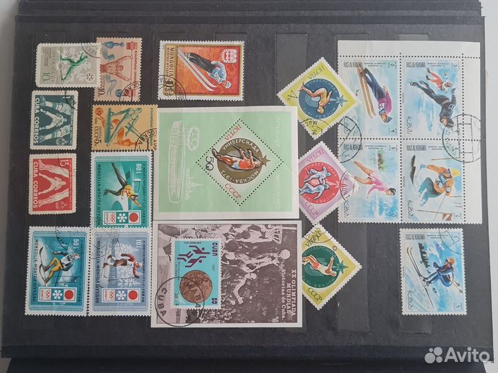 Марки СССР спорт