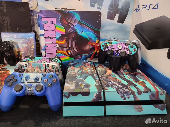 PS 4 Slim l Fat l Pro + 2 Геймпада. Рассрочка