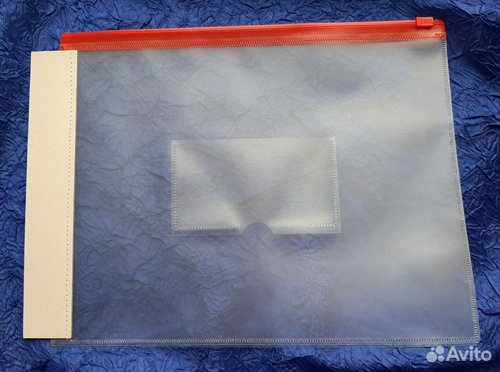 Папки А5 на молнии зип-лок, набор 5 шт