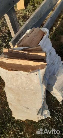 Дрова дубовые мешками