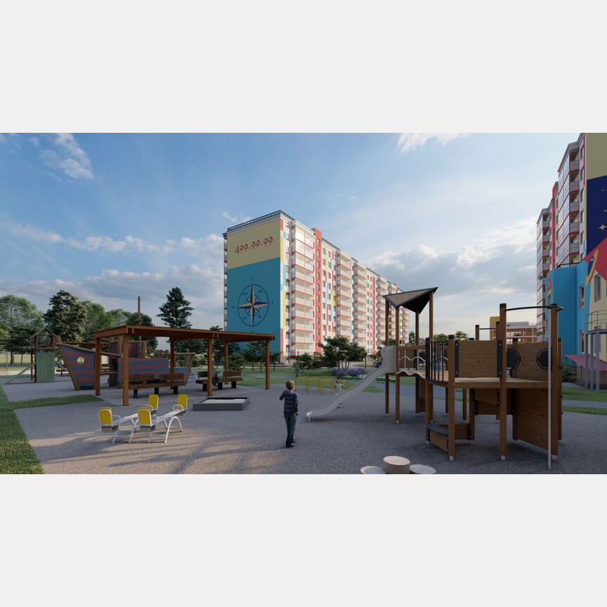 3-к. квартира, 116,8 м², 2/10 эт.