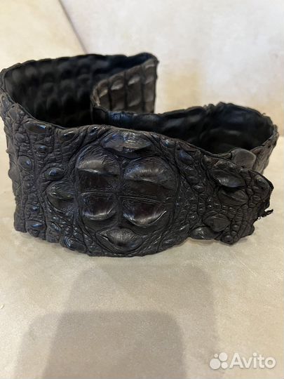 Ремень женский кожаный широкий