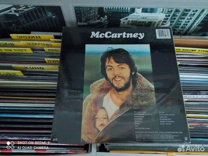 Paul mccartney переиздание 1970/1980 canada,sealed