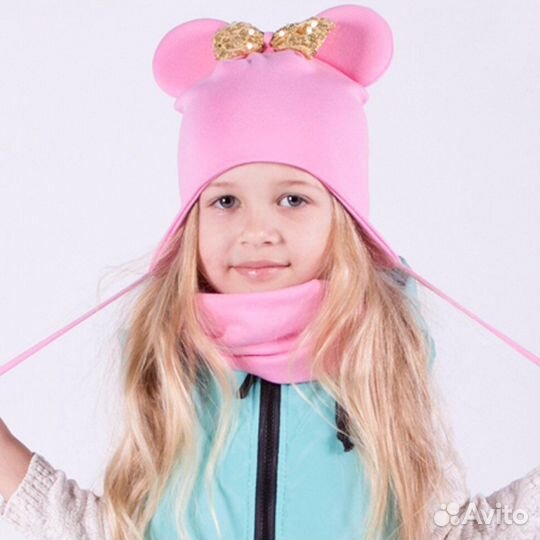 Шапка осенняя для девочки