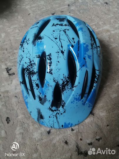 Шлем детский с подсветкой легкий