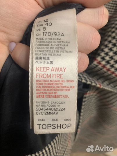 Пальто topshop ASOS