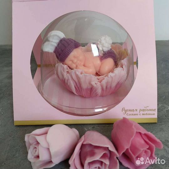 Мыло ручной работы в подарочной упаковке