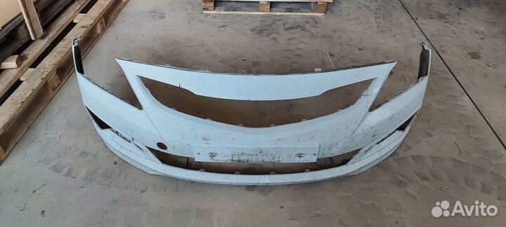 Бампер передний hyundai solaris 1 рестайлинг 2015