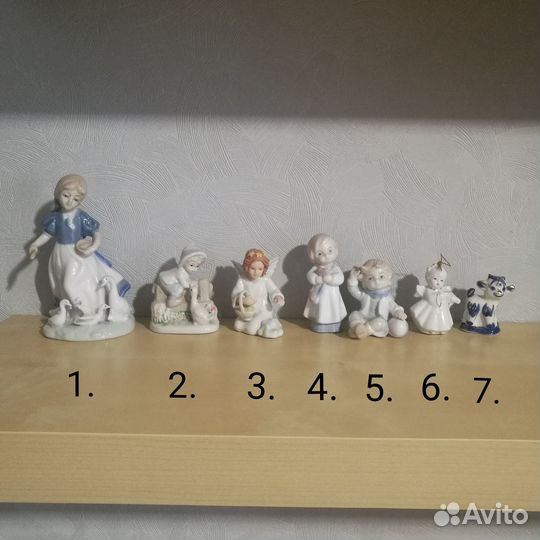 Фарфоровые и керамические статуэтки
