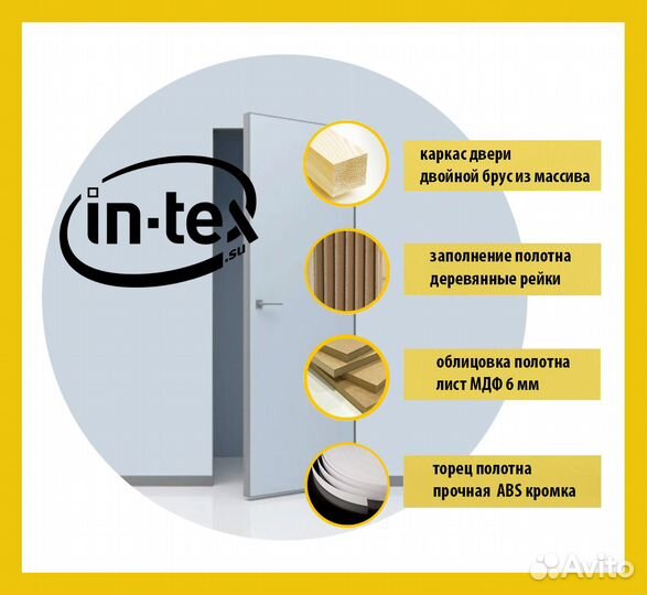 Скрытые двери без наличников