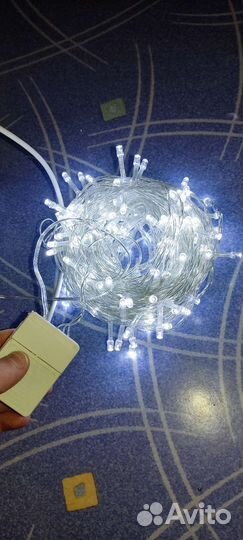 Светодиодная эллюминация холодный белый 20м