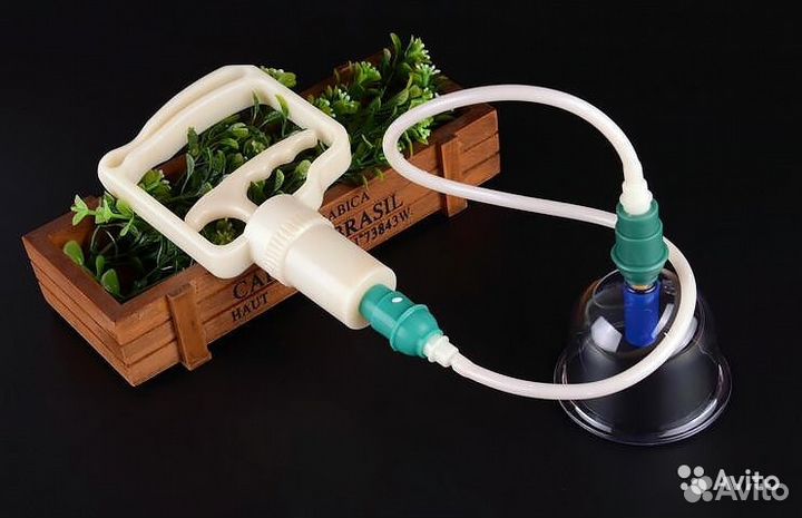 Вакуумные массажные банки (комплект из 32шт.)