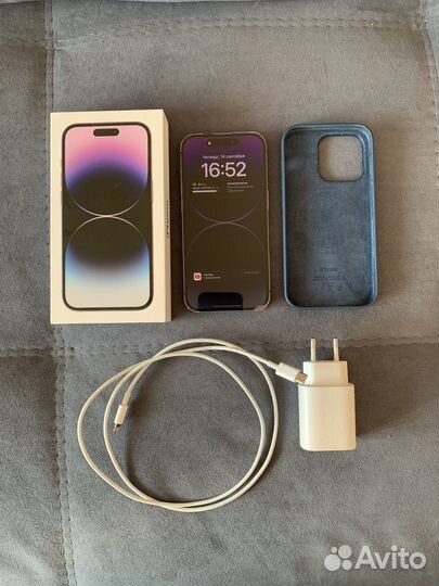 iPhone 14 pro deep purple 256gb Sim+eSim