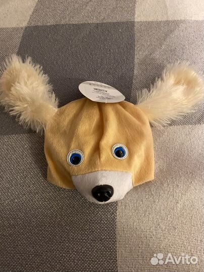 Крнавальная маска шапка волк заяц собака