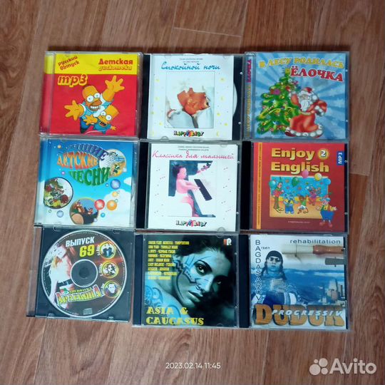 Cd диски фирменные мр 3