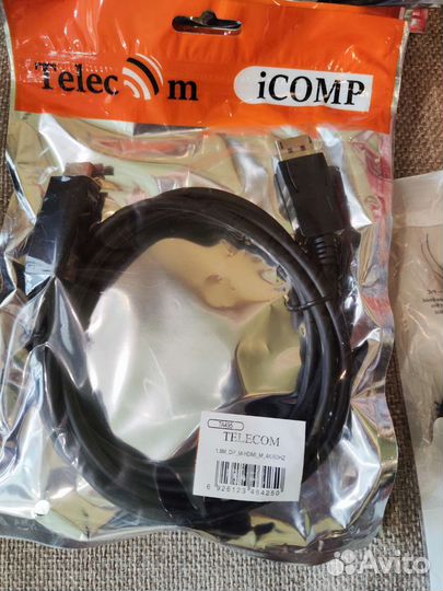 Кабели HDMl, DVI, Display Port, USB