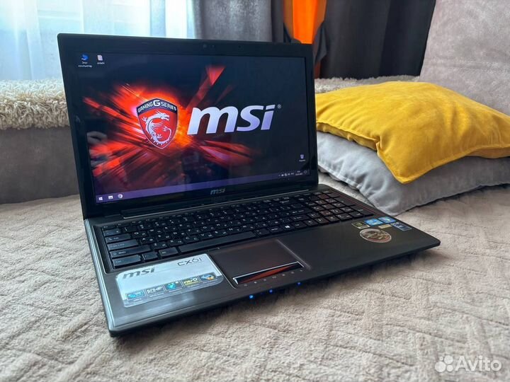 Игровой ноутбук MSI на базе intel core i7