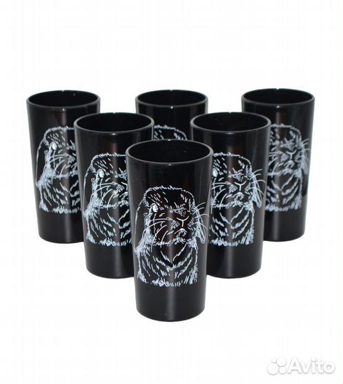 Набор стаканов высоких 230мл/6шт/кролик пушистый Ч