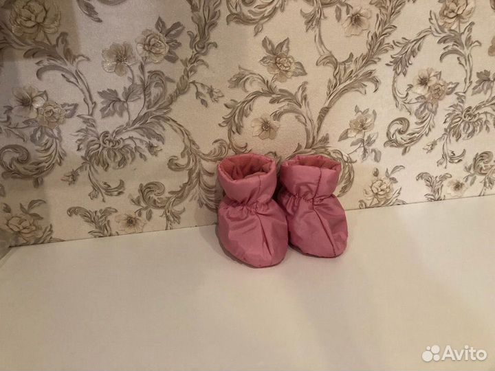 Детские пинетки на флисе