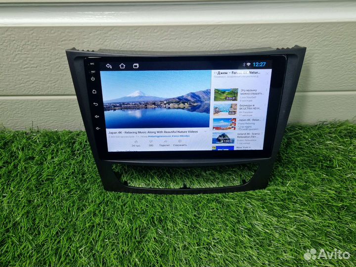 Магнитола Андроид Мерседес w211 w219 9дюймов