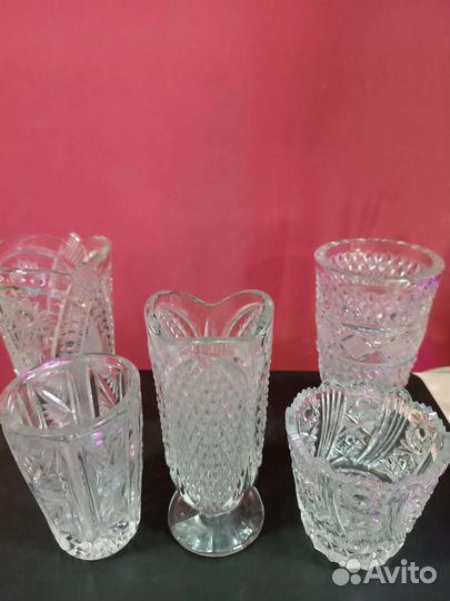 Ваза хрустальная СССР