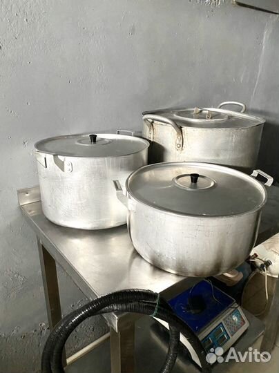 Кастрюля алюминиевая бу