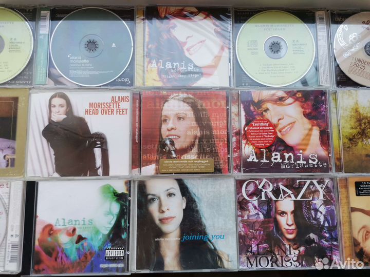 Alanis Morissette коллекция дисков, книг, журналов