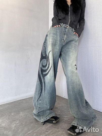 Широкие Джинсы Balenciaga Jaded London Type
