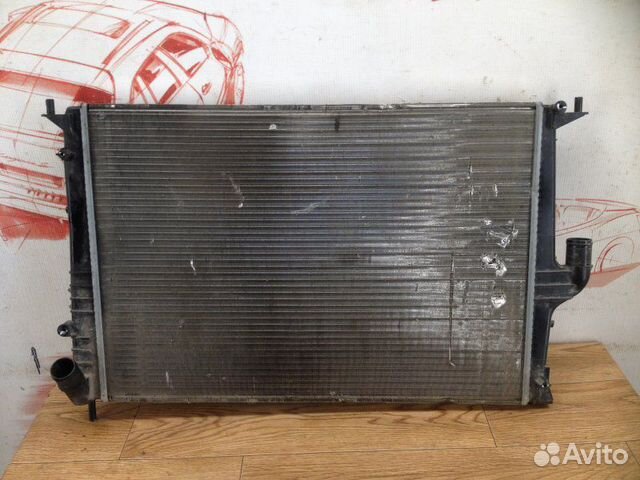 Радиатор охлаждения двигателя LADA Largus