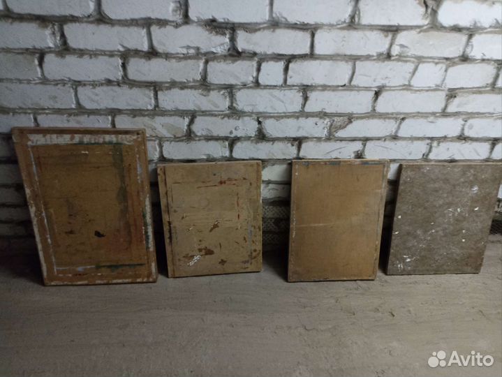 Холст на картоне