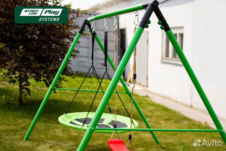 Качели SLP systems 2 секции + сиденье гибкое желт