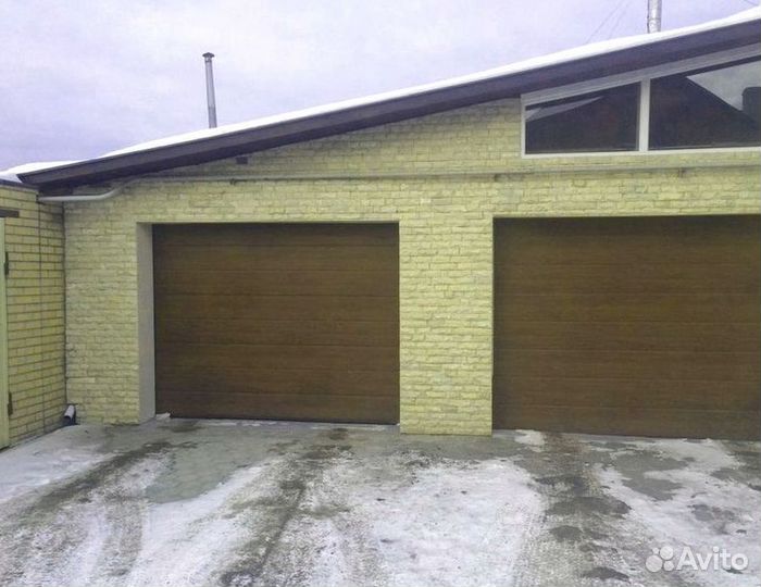 Секционные ворота под ключ